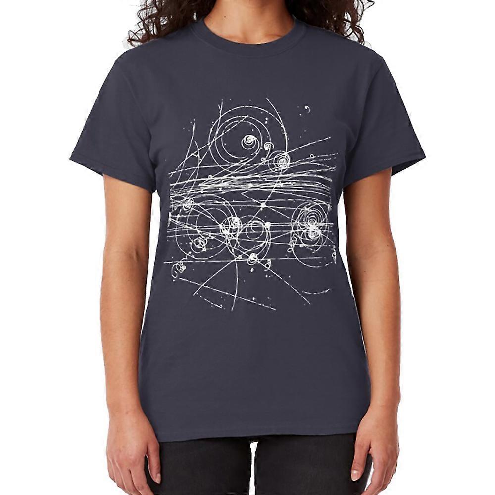 Particle tracks (dark) T-shirt