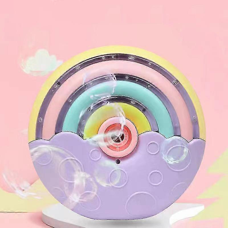 Bubble Machine, Portable Automatic Bubble Blower Machine For Kids, 2000+ Bubbles Per Minute, Silent Design Rainbow Bubble Maker Machine(1pcs, Mu