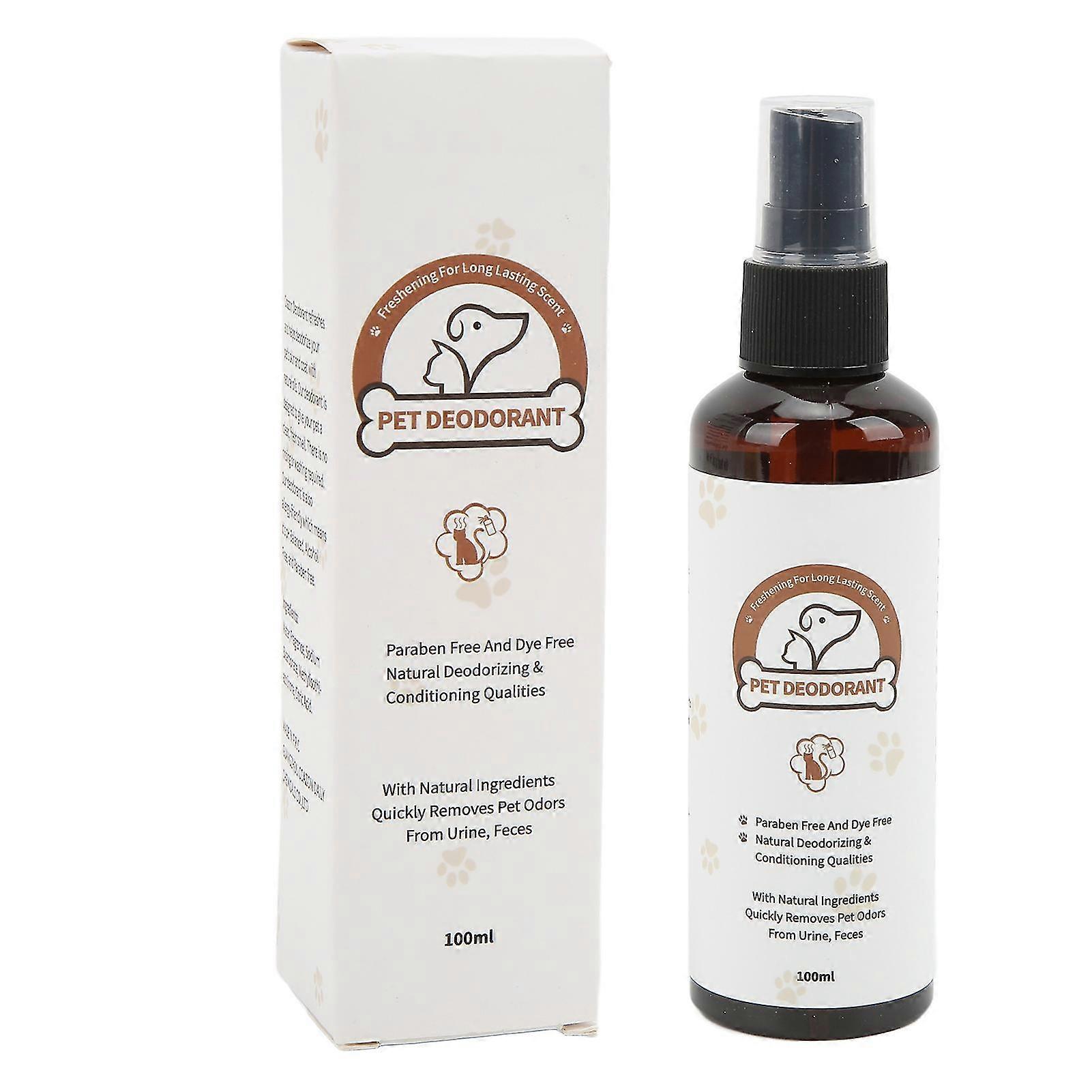 Effective Dog and Cat Pee Stain Remover Natural Pet Deodorant Spray Odor Control for Pet Urine 100 ML