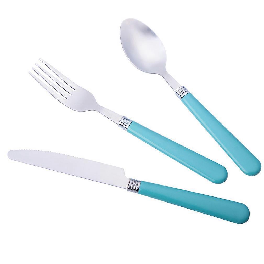 3pcs Cutlery Set Tableware Portable Fork Knife Spoon Stainless Steel