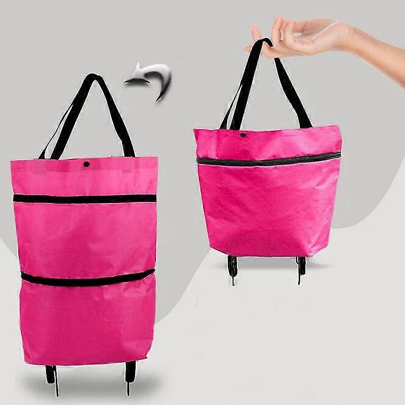 Bolsa de carrito de compras plegable con ruedas