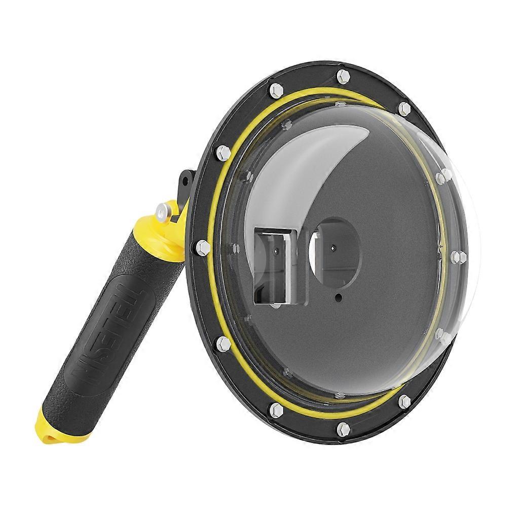 30M Waterproof Dome Port Underwater Housing Protective Case with Floating Handle Triggered for Action 4 3 Sports Camera