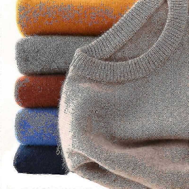 الرجال الكشمير سترة الخريف الشتاء لينة دافئة جيرسي الطائر رداء هومبر سحب هوم هيفر بلوفر الخامس الرقبة O-الرقبة محبوك البلوزات