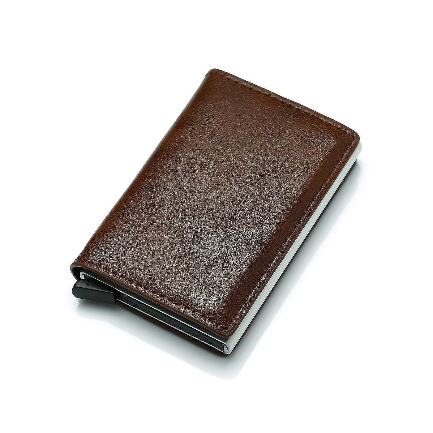 moda Hombres Vintage Soporte de tarjeta de crédito Bloqueo Rfid