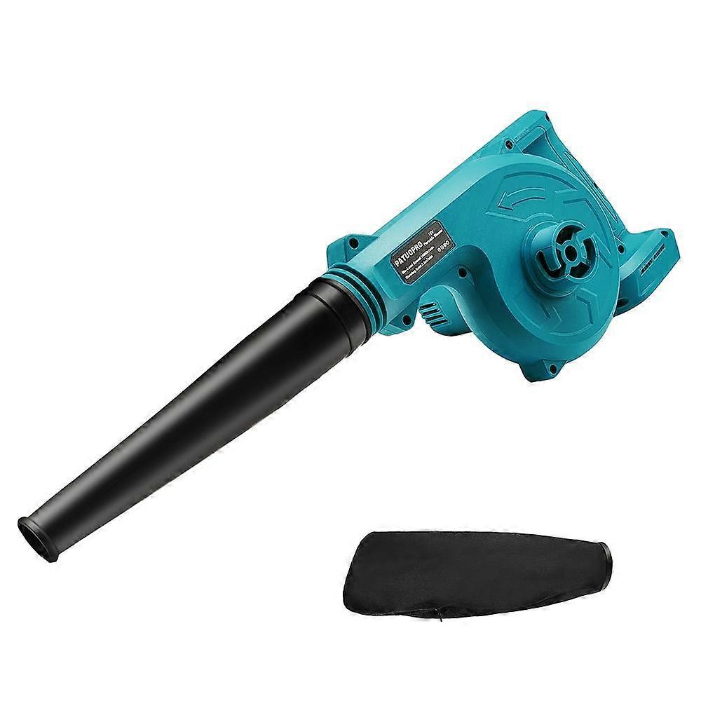 Adjustable Cordless Leaf Blower Electric Air Blower Computer Dust Collector Snow Blowing Tool Fit Makita 18V Battery(No Battery)