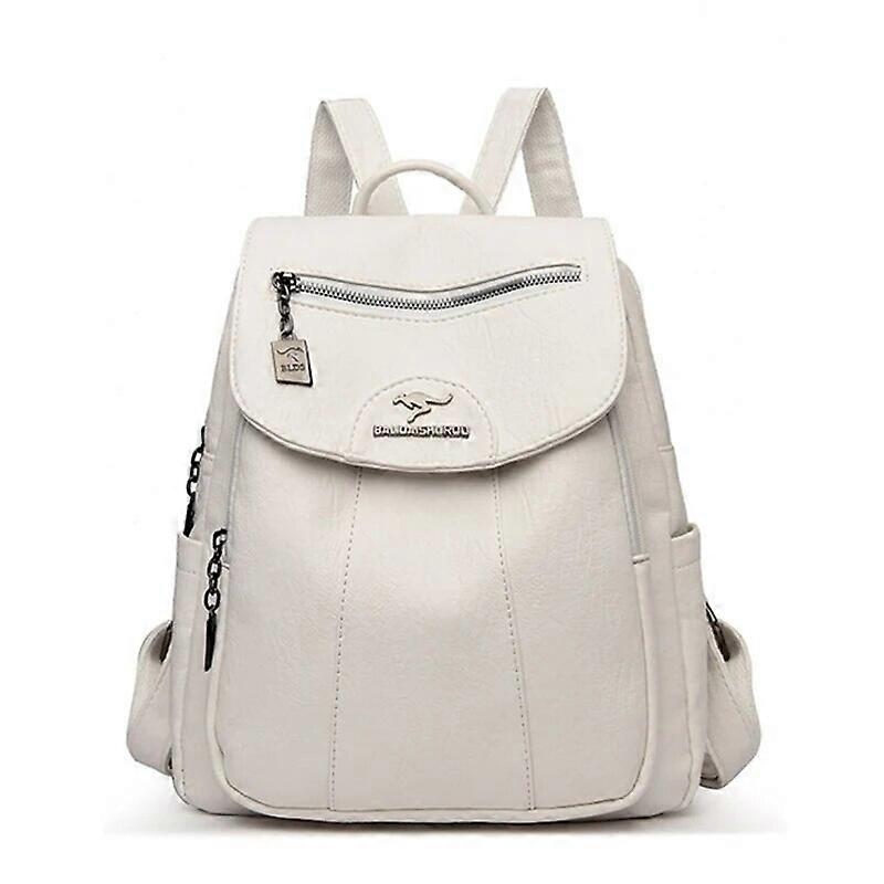 תיק גב אופנה לנשים 2021 תיק עור רך חדש באיכות גבוהה לנסוע תיקי בית ספר בקיבולת גדולה לנערות מתבגרות Rucksack