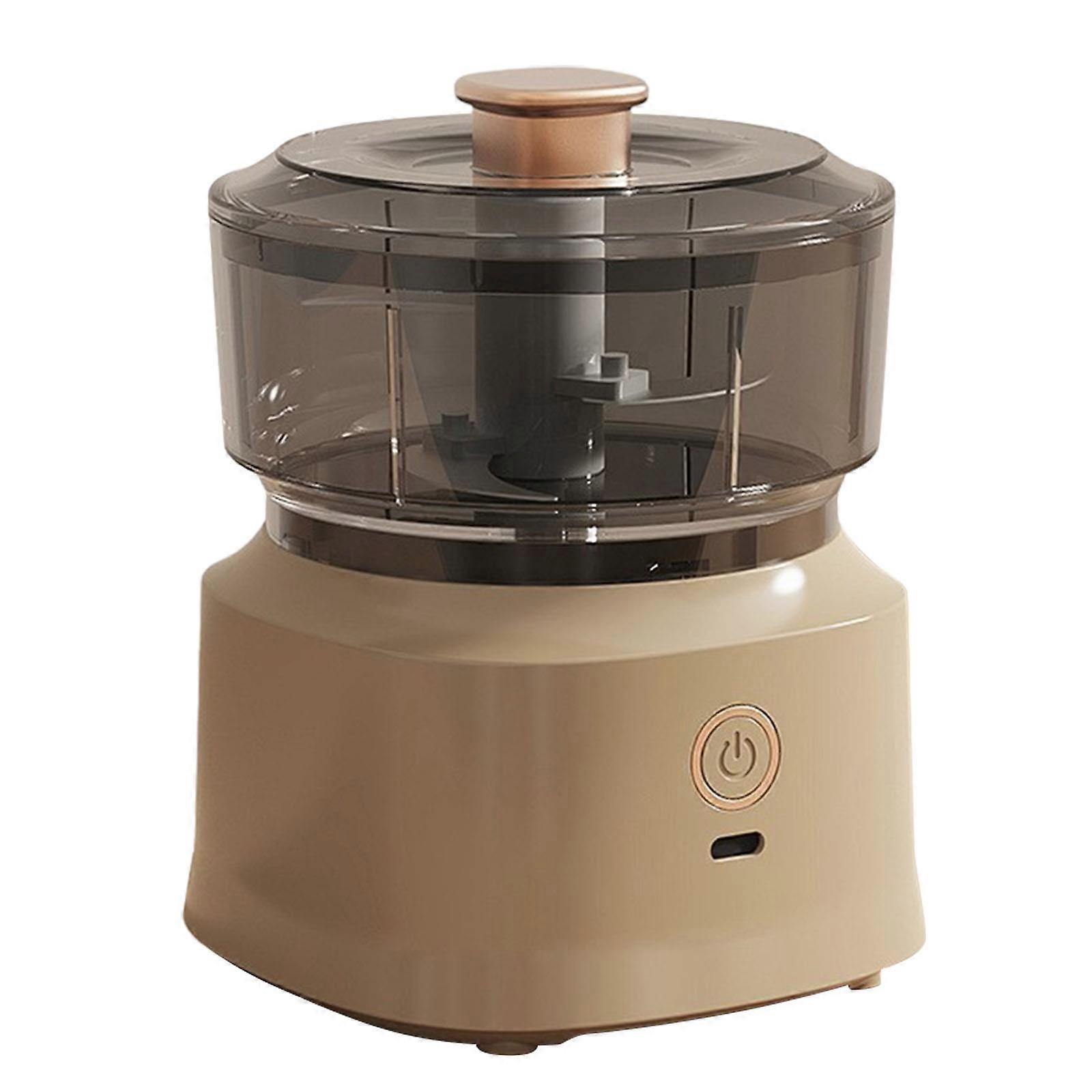 Electric Garlic Chopper, Portable Mini Food Processor, Wireless Vegetable Masher With Usb Charging