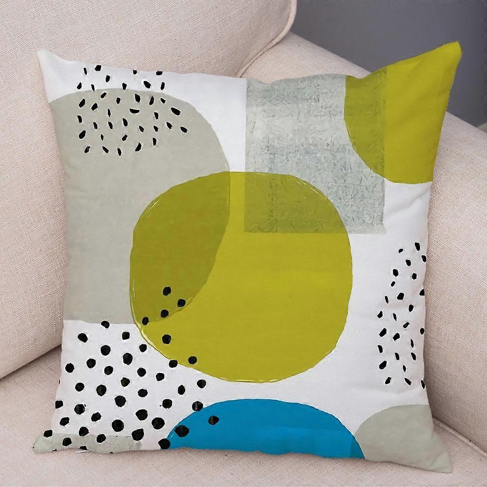 Print Pillowcase Sofa Cushion Cover Design Style -566