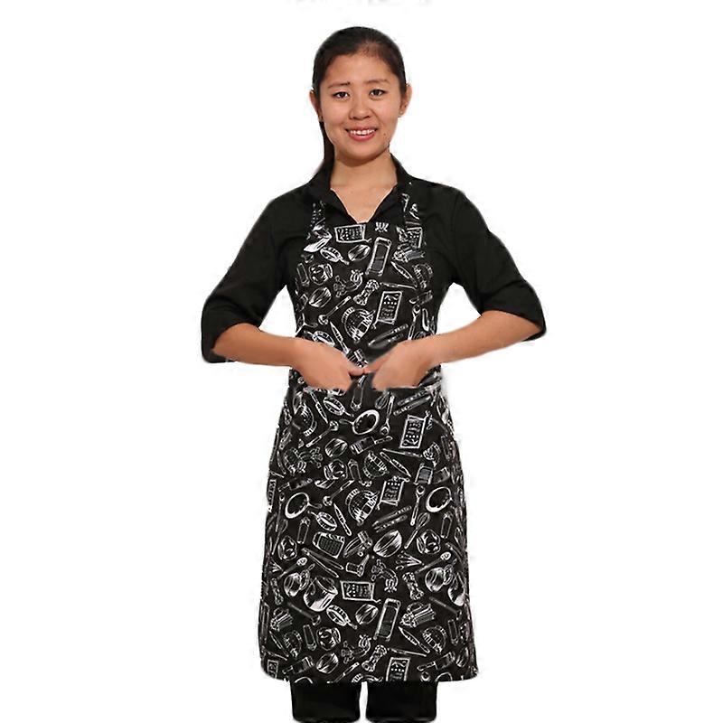 Adjustable Halter Stripe Plaid Pepper Home Kitchen Cooking Baking Barbecue Apron