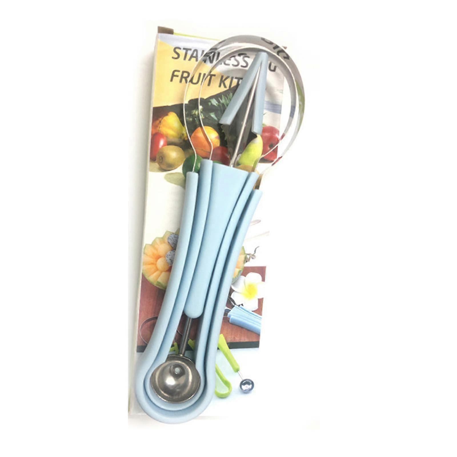 Melon Baller Scoop Set Professional 4 In 1 Stainless Steel Material 4 Styles