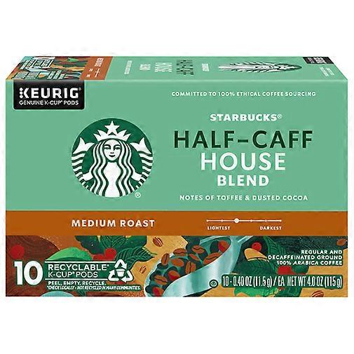 Starbucks Half Caff House Blend K-Cups