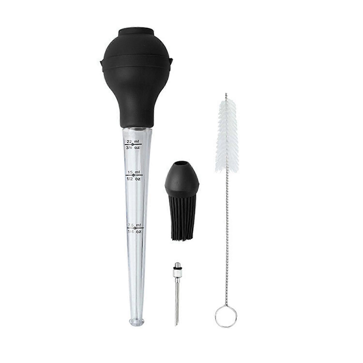 Silicone Turkey Basters with Measurement Markings for Cooking Essential Thanksgiving Tool for