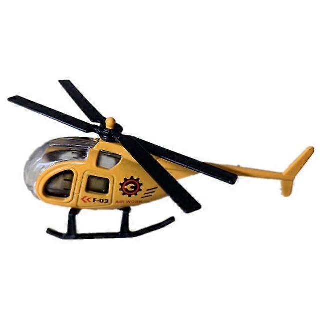 1PC New Childrens Helicopter Toy Alloy Airplane Model Simulation Metal Flying Model Toy Sound and Light Kids Gift
