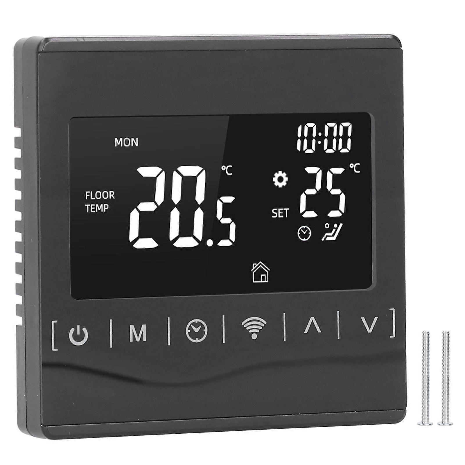 WiFi Smart Thermostat Electric Floor Heating Temperature Controller Voice Control 85V~265V
