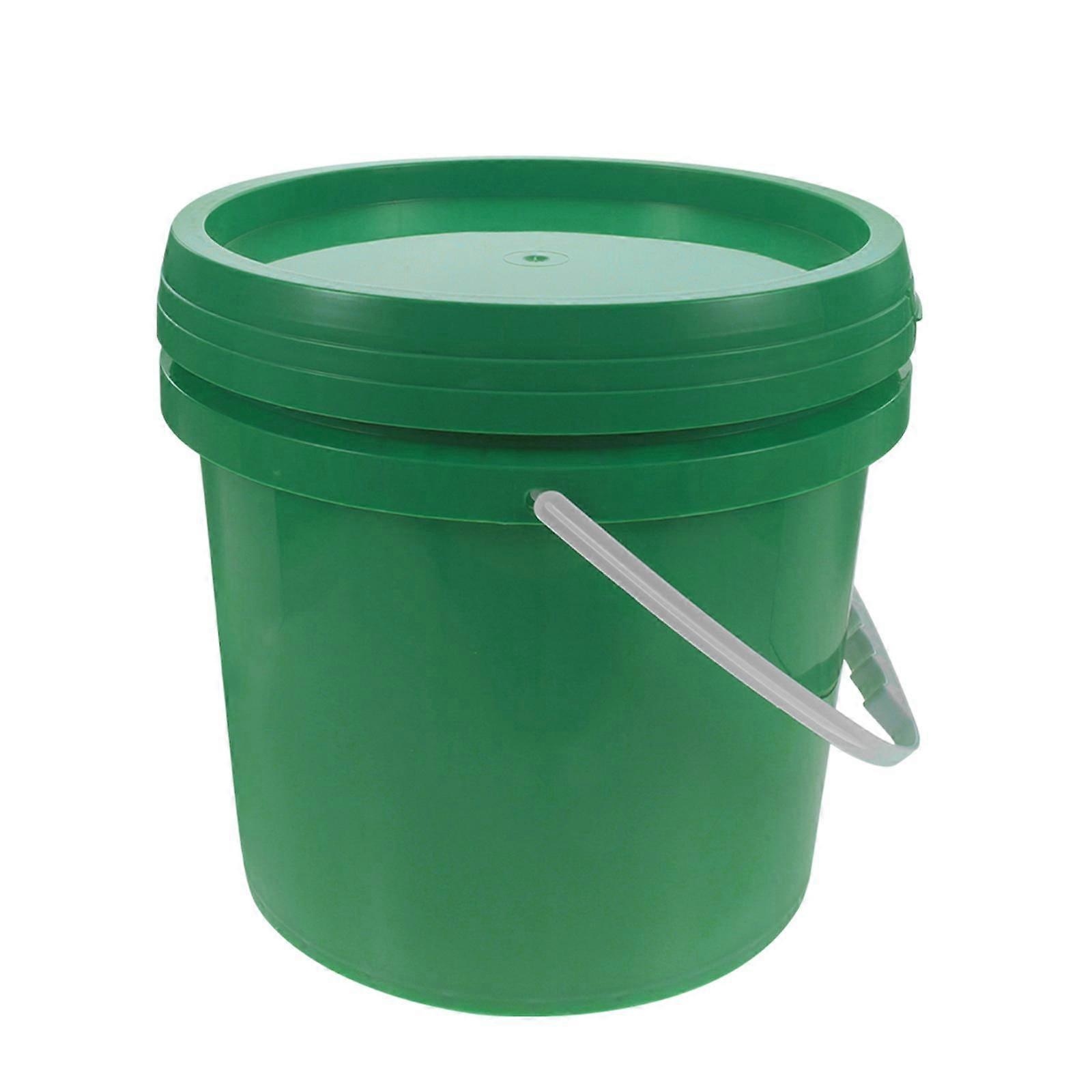 Pp Paint Bucket Practical with Lid and Handle Water Holder Multipurpose 20L Green