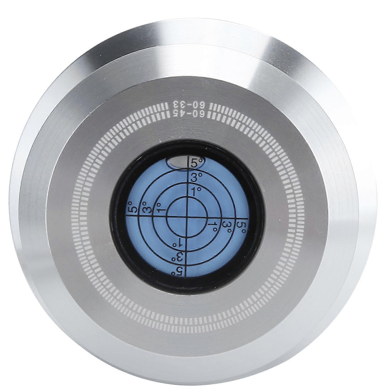 Monosaudio Record Weight Stabilizer 60Hz Turntable Disc Record Stabilizer Clamp for LP Record PlayerRT632S Silver