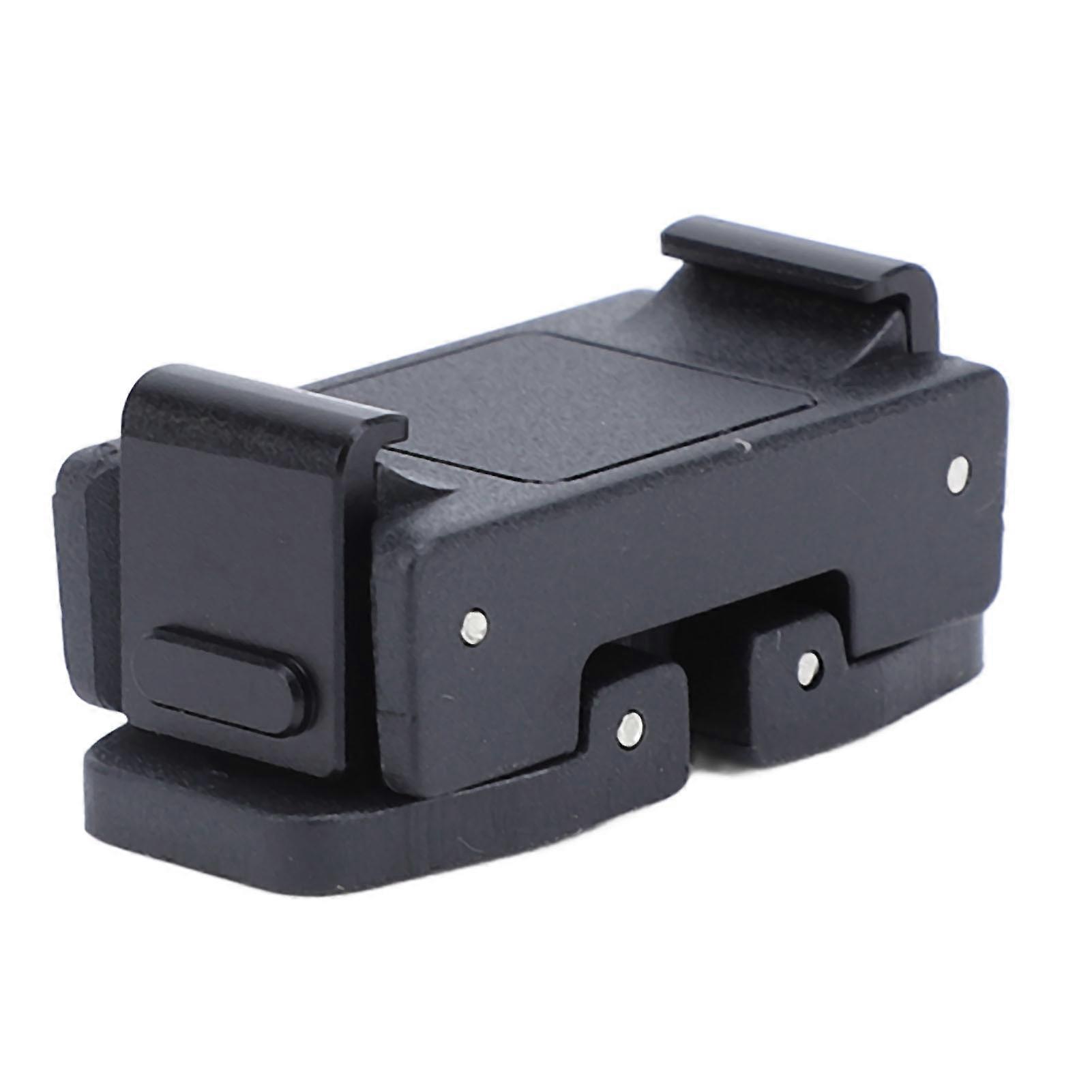 Camera Mounting Adapter 1/4 Thread Foldable 2 Prong Port Quick Release Adapter for OSMO Pocket 3 Camera