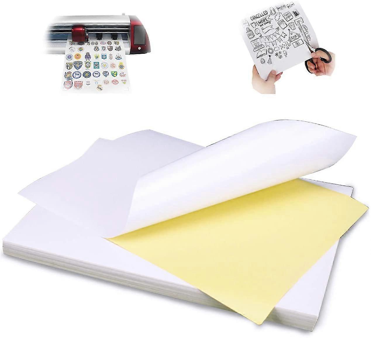 e Office Supplies Label Printing Paper A4 Matt Self Adhesive White 80 Sheets