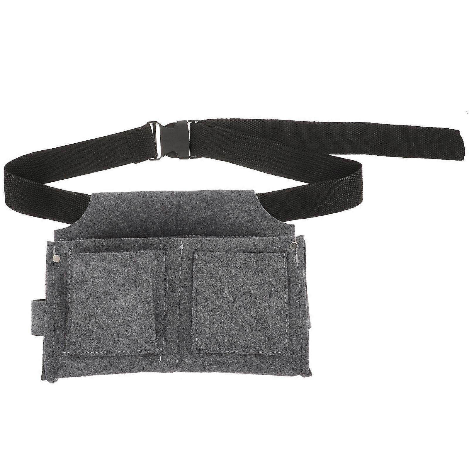 Electrician Tool Pouch Portable Tool Belt Pouch Multi-functional Multiple Pockets Tool Organizer