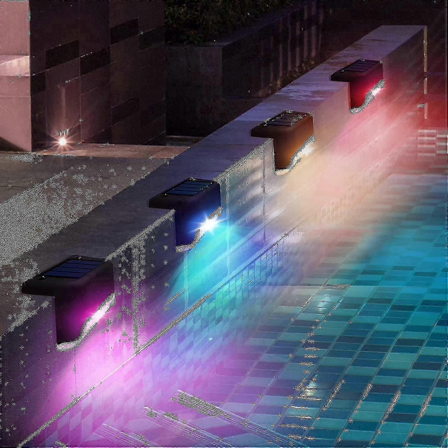 جانب حمام السباحة الشمسي S 4 حزم ، ملحقات حمام السباحة S ، سطح السفينة LED الخارجي S