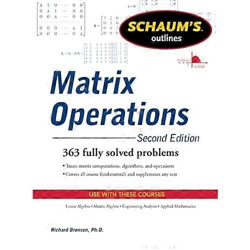 Schaums disposition av matrisberäkning