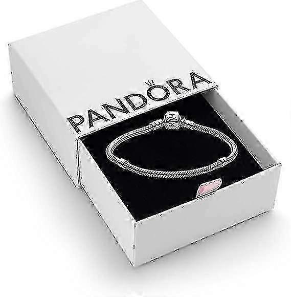 Pandora Moments Women's Sterling Silver Iconic Snake Chain Bracelet For Charms