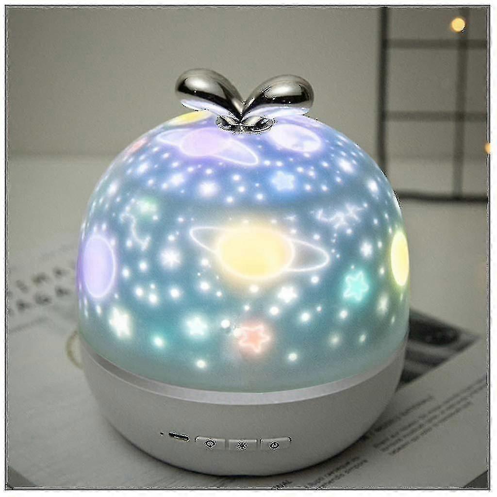 جهاز عرض ستار لايت لايت قابل لإعادة الشحن، 6 أفلام بروجكتور ضوء ليلي