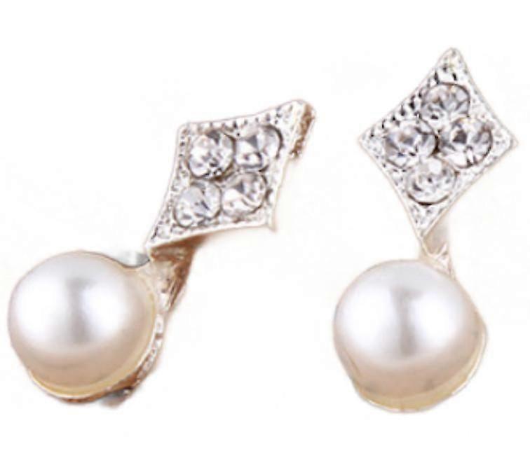 (rombeperler)Koreansk versjon av diamantøredobber