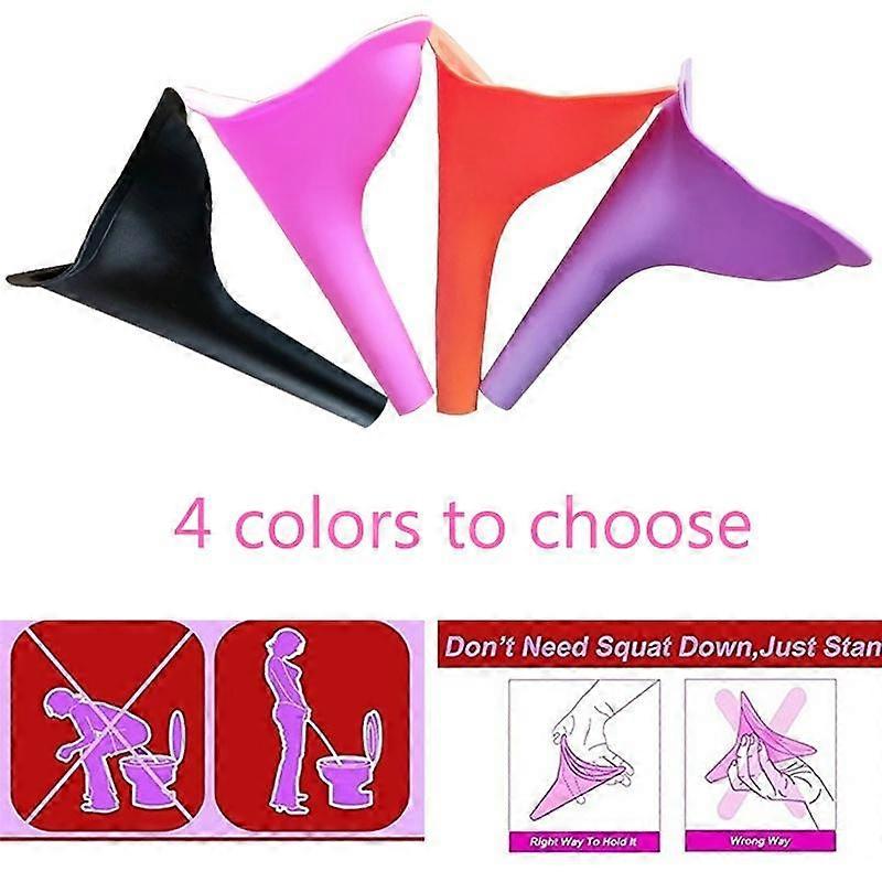Portable Urinal Funnel Women Urine Stand Up Pee Female Urination Device for Camping Travelling Outdoor Sport