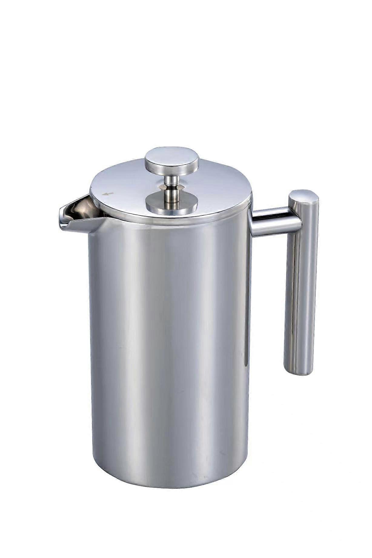 Stainless Steel 34oz Double Wall Coffee Maker with Insulated Design and Sleek Color Options