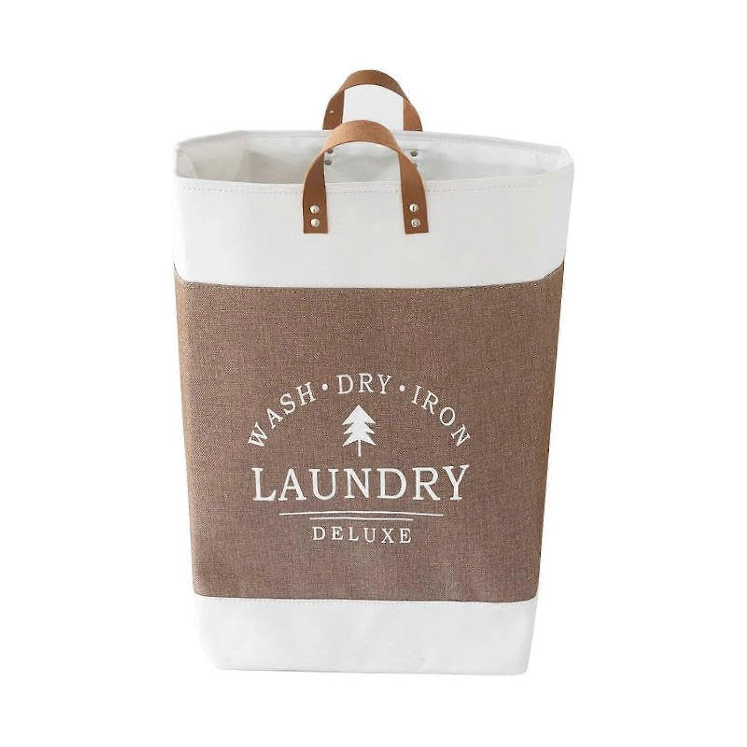 Large Foldable Decorative Deluxe Laundry Basket For Bedroom Decor Large Capacity Foldable Design