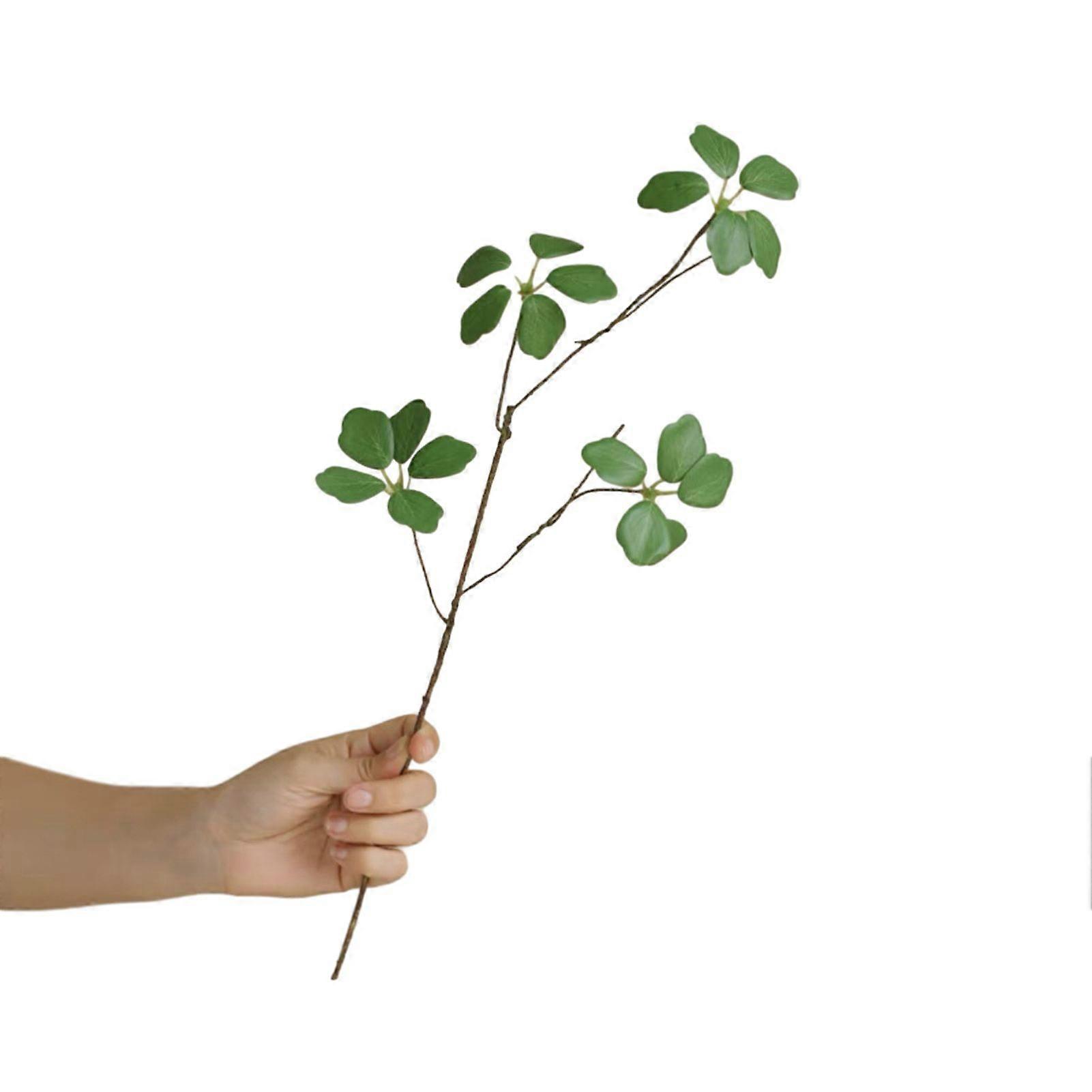 Artificial Leaf Plants Realistic Looking No Watering Required Clear Texture Easy Maintenance Simulation Green Plants