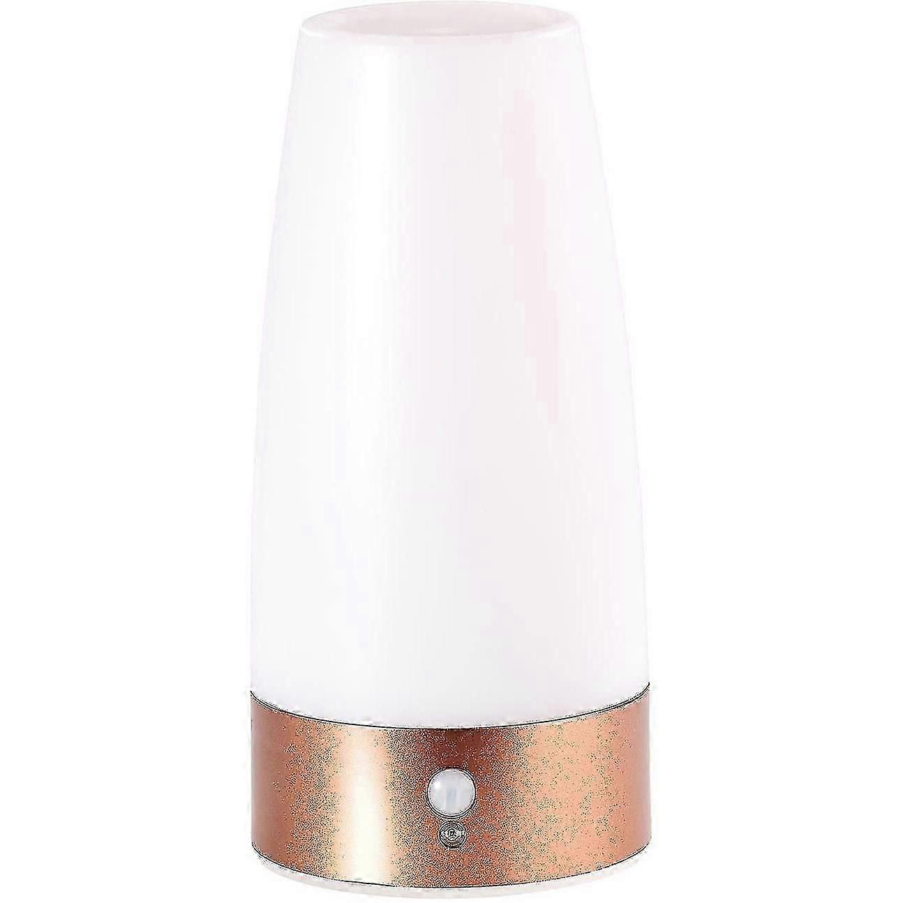 テーブルランプ電池:ピルモーションセンサー付きLedテーブルランプ、バッテリー式、ウォームホワイト(ベッドサイドランプ電池式)