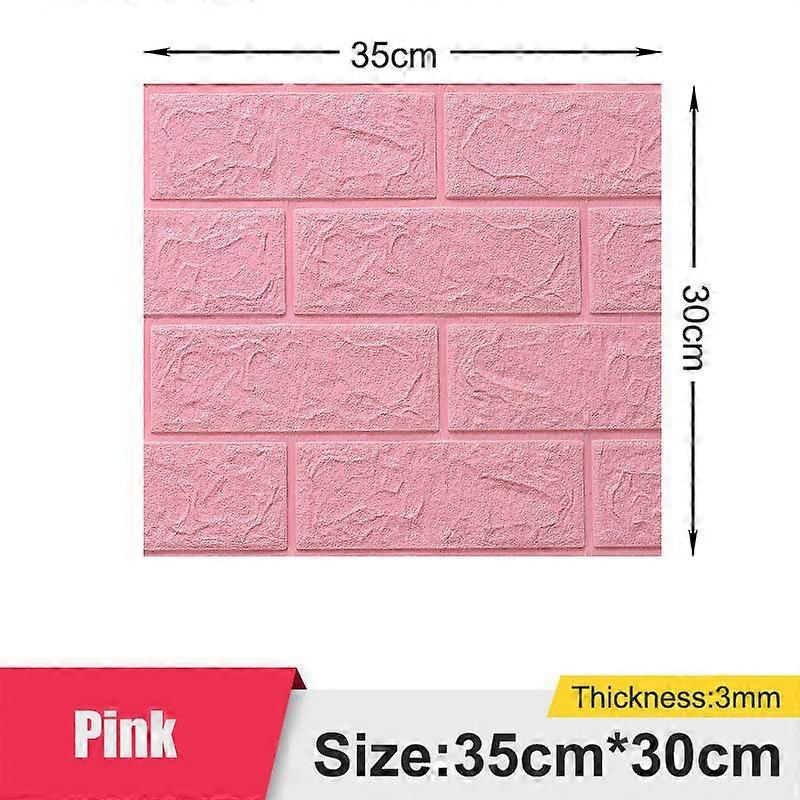 1/5/10PCS 35*30CM Foam 3d Three-dimensional Wallpaper Anti-collision Flexible Packaging Decorative Waterproof Wallpaper