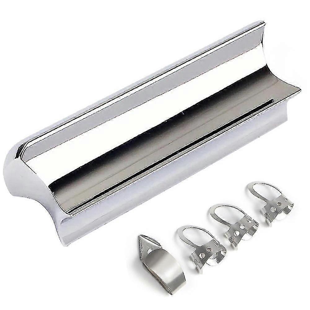 Rostfritt stålgitarrsläde för Dobro, Lap Steel-gitarr, Hawaii-gitarr, elgitarr