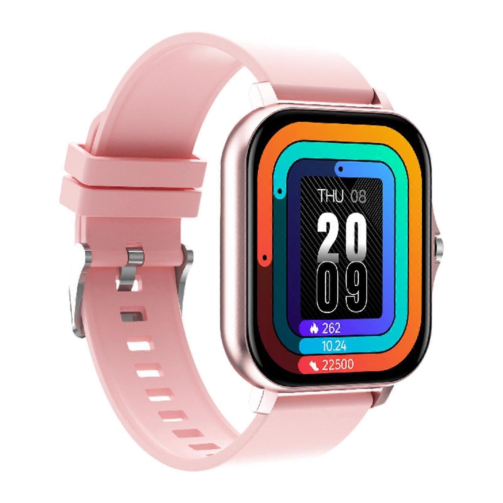 Smart Watch Message Reminder Multiple Sports Modes Silicone Strap