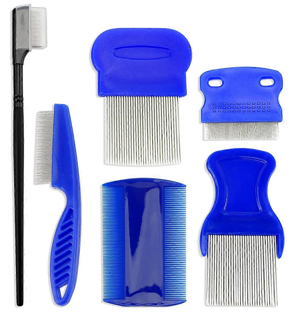 6 pack pet comb for cleaning tear marks