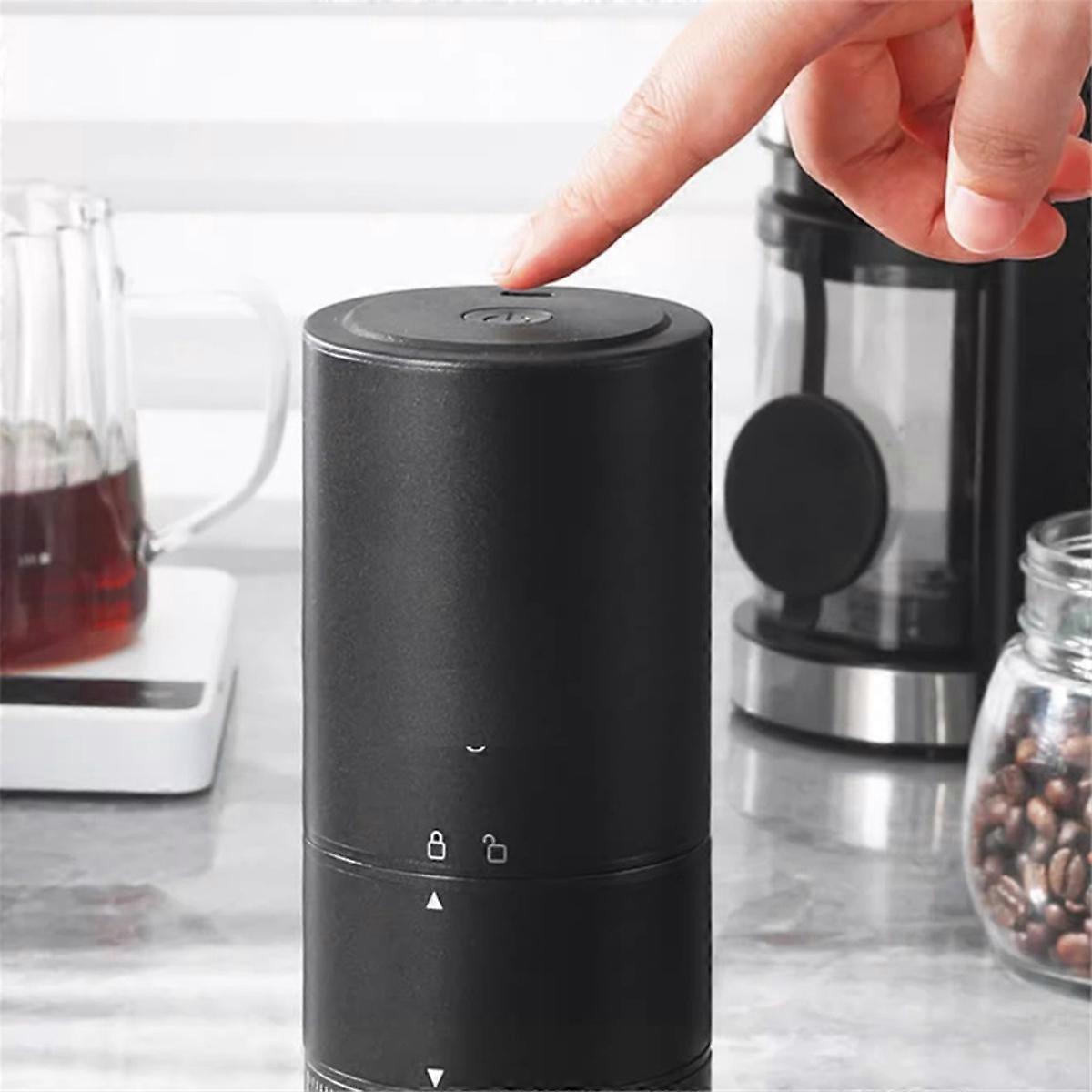 Portable Coffee Grinder Electric Burr Coffee Grinder for Traveling Camping with 38 Adjustable Grind