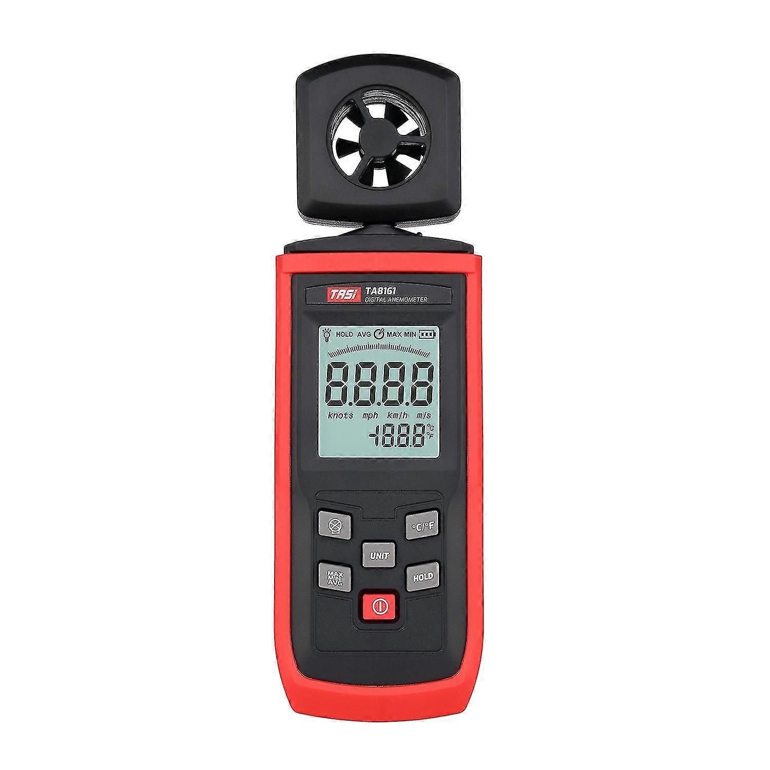 TASI TA8161 Digital Anemometer High Precision Handheld Anemograph Wind Velocity Indicator Air Veloci