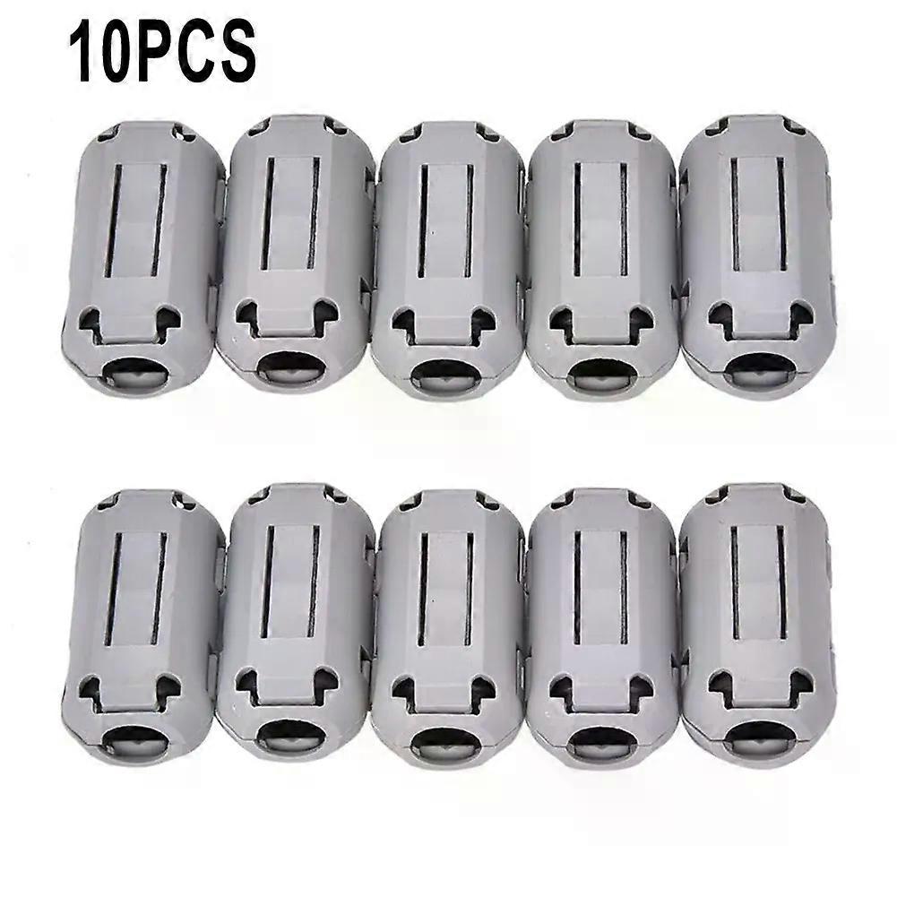 10 Pcs TDK EMI RFI Ring Core Ferrite Bead Clamp Choke Coil Clip On Wire Noise Suppressor Filter Magnetic Cable Snap Connectors
