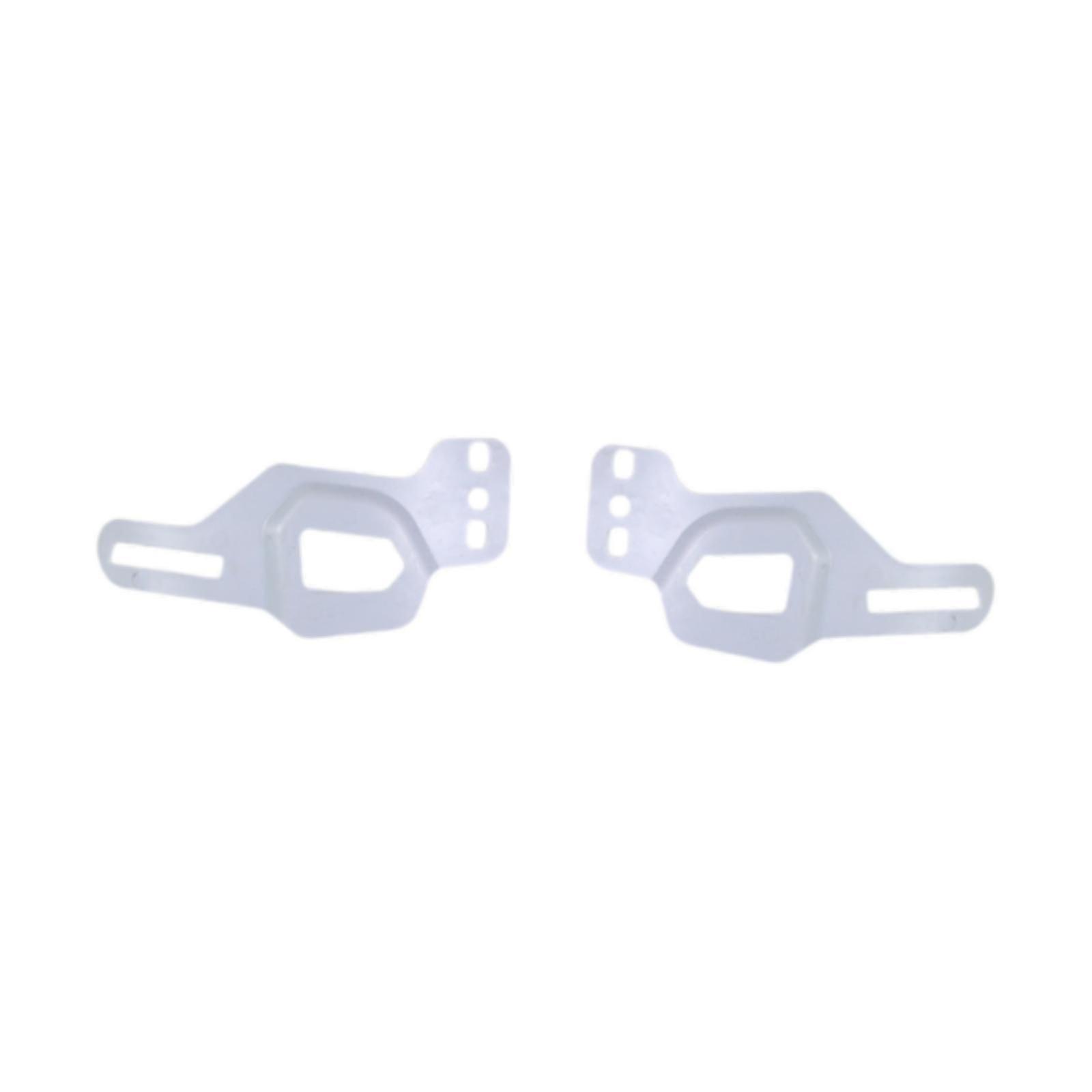 2x casque de hockey sur glace plaques de protection d’oreille Garde d’oreille robuste pièce de rechange blanc