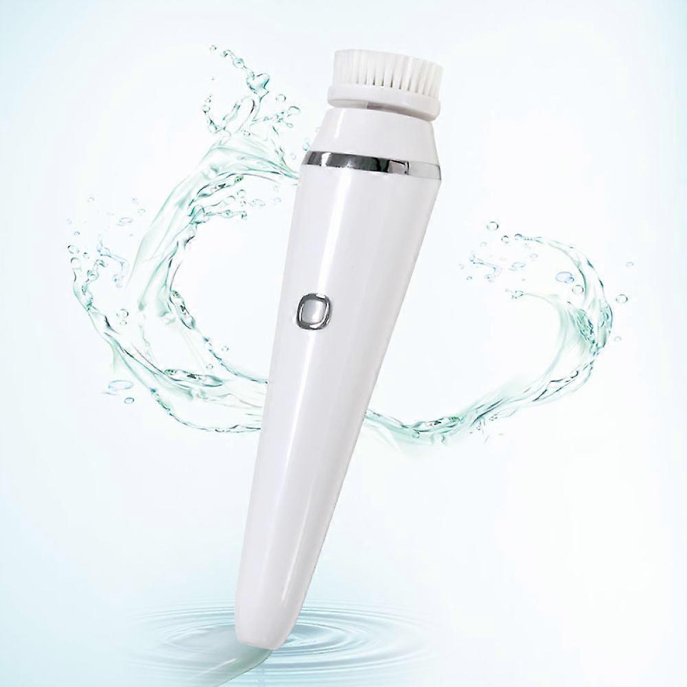Ultrasonic Vibrating Cleansing Device, Multi-functional Face Scrubber For Deep Pore Cleansing, Exfoliator, Electric Wash Tool, Waterproof And