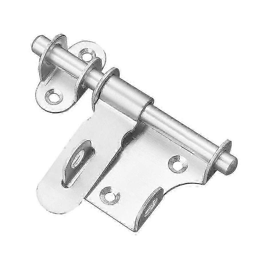 Rustfritt stål skyvedørlås med hengelåshull