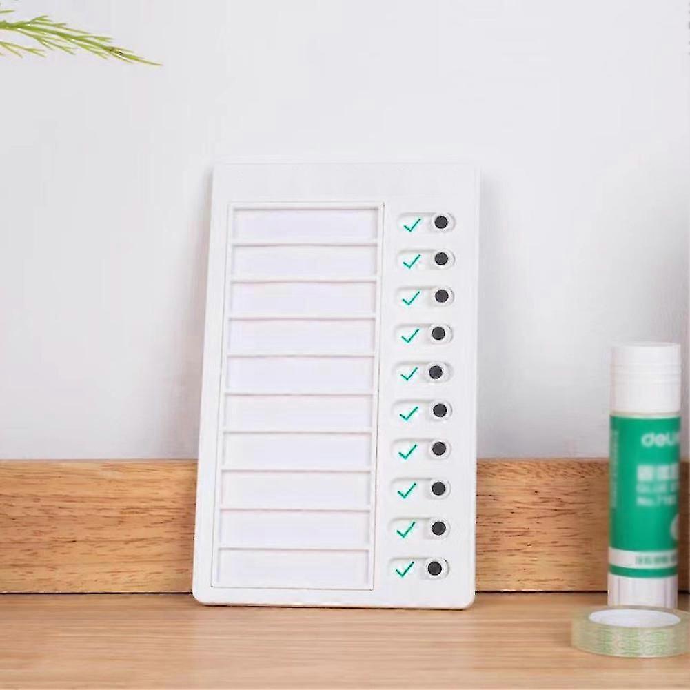 RV Note Pad Children's Self-Discipline Clocker Student Message Checklist
