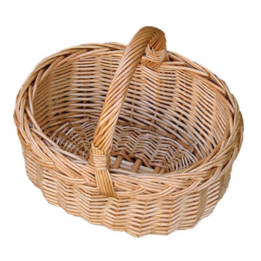 Mini Car Wicker Shopping Basket