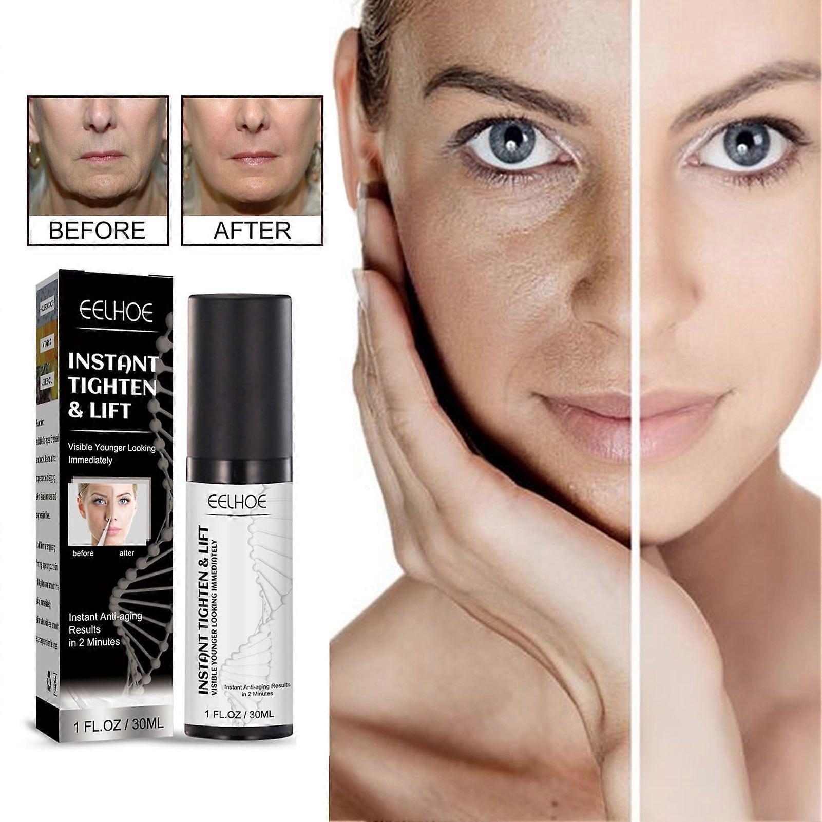 GoFJ 30ML Brightening Essence Non-irritating Effective Antioxidant Natural Painless Moisturizing Gentle Instant Tight Lift Face Essence for Forehead