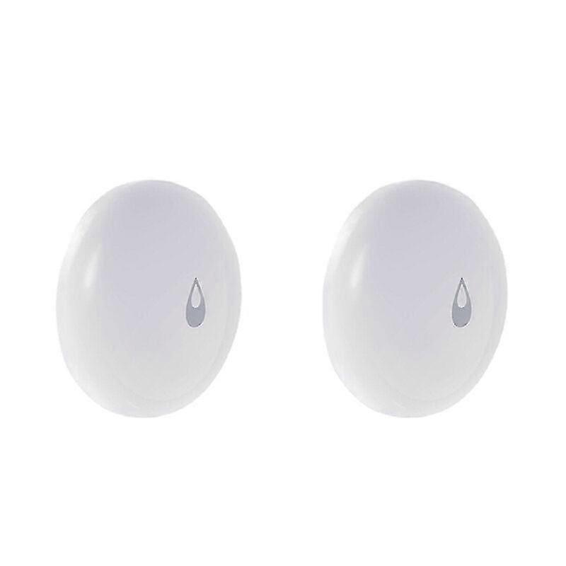 Smart Water Detector Zibee Alarm Sensor Flooding Sensor Remote Alarm With App ,2pcs
