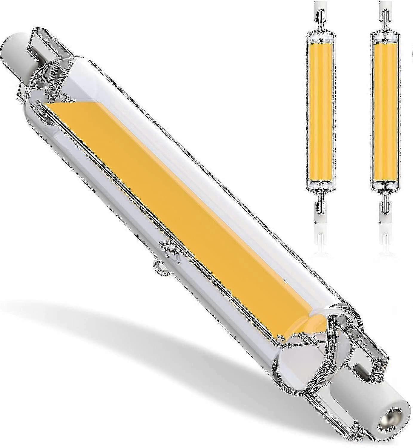 Ampoules LED R7s 20 W 118 mm à intensité variable, blanc chaud 3 000 K, éclairage à faisceau 360°