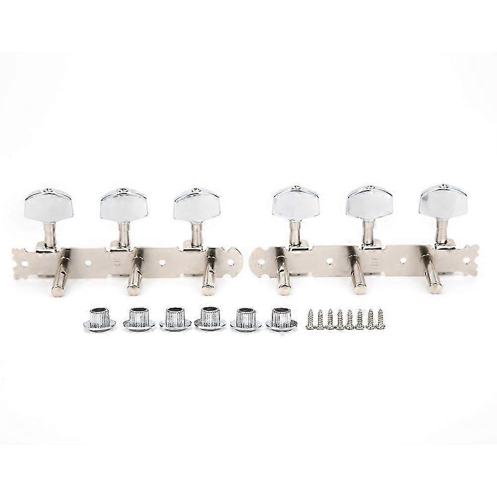 Classical Guitar Tuning Pegs String Tuners 3 Machine Heads Chrome Plated