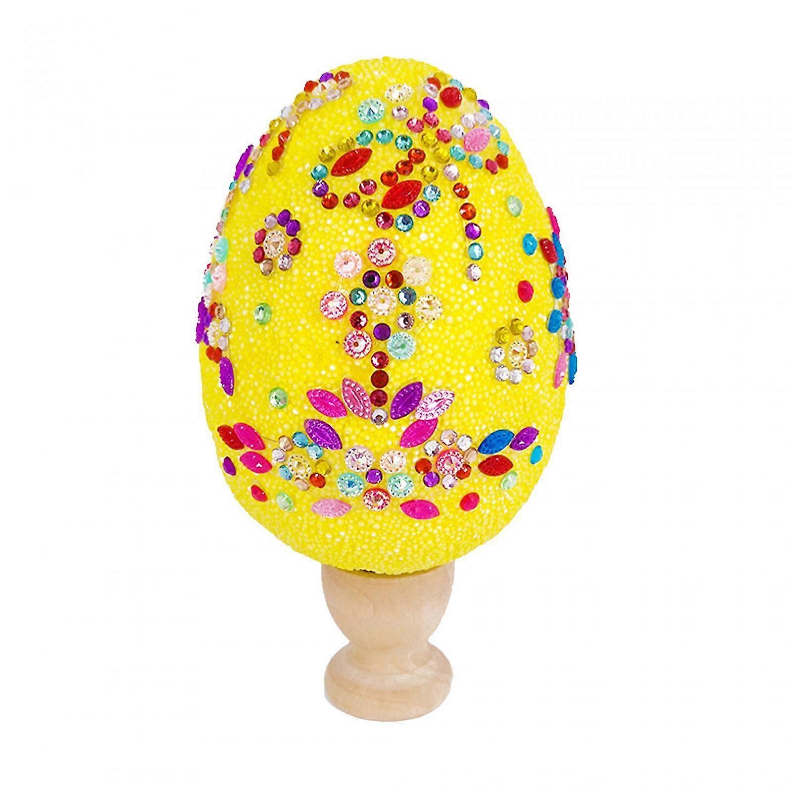 Easter Eggs Handmade Sequin Decorative DIY Coloring Eggs Colorful Easter for